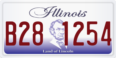 IL license plate B281254