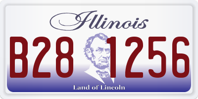 IL license plate B281256