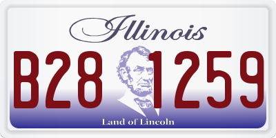 IL license plate B281259