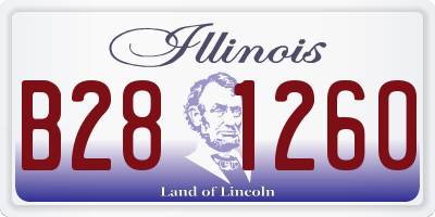 IL license plate B281260