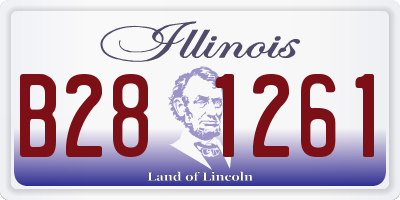 IL license plate B281261