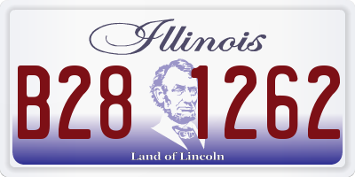 IL license plate B281262