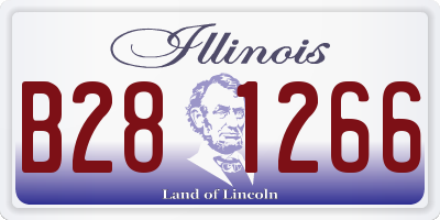 IL license plate B281266