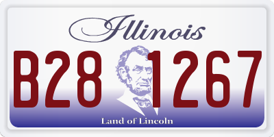 IL license plate B281267