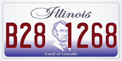 IL license plate B281268