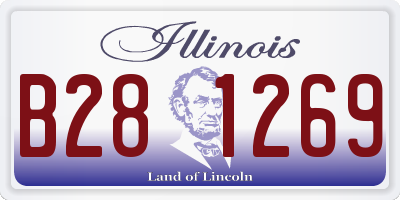 IL license plate B281269