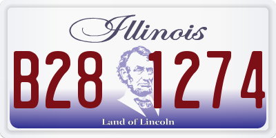 IL license plate B281274