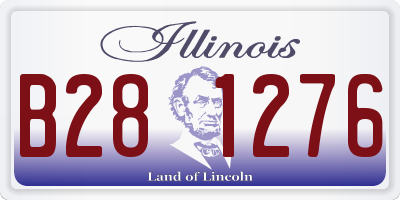 IL license plate B281276
