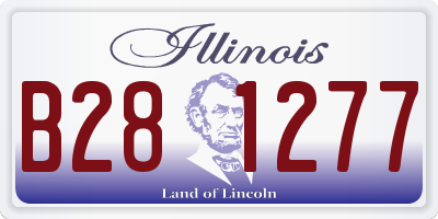 IL license plate B281277