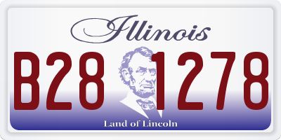 IL license plate B281278