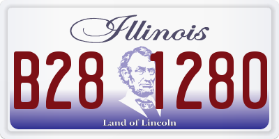 IL license plate B281280