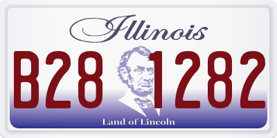 IL license plate B281282