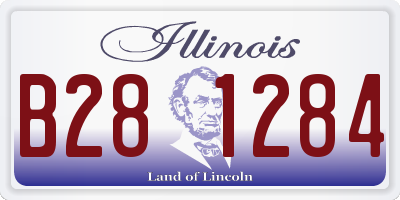 IL license plate B281284