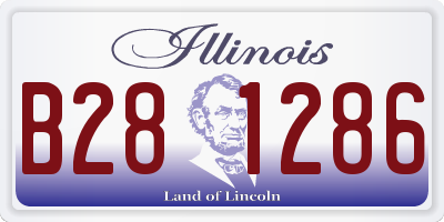 IL license plate B281286