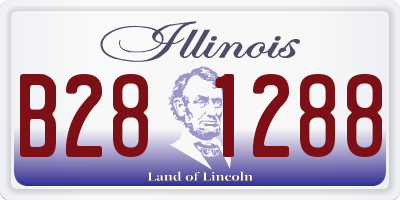 IL license plate B281288