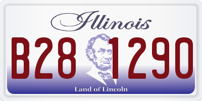 IL license plate B281290