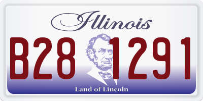 IL license plate B281291