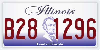 IL license plate B281296