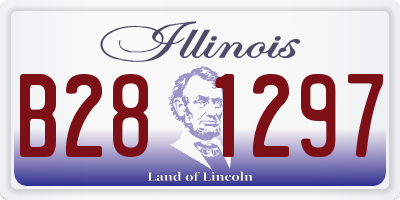 IL license plate B281297
