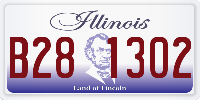 IL license plate B281302