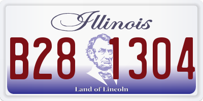 IL license plate B281304
