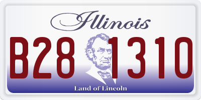 IL license plate B281310