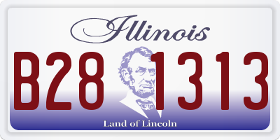 IL license plate B281313