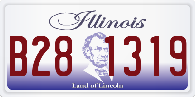 IL license plate B281319