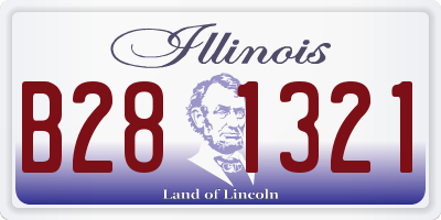 IL license plate B281321