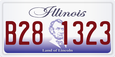 IL license plate B281323