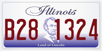 IL license plate B281324