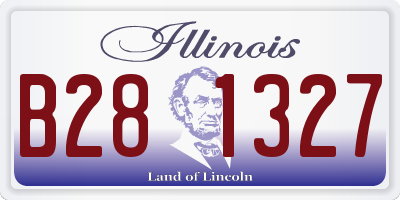 IL license plate B281327