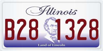 IL license plate B281328