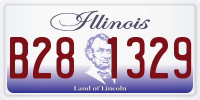 IL license plate B281329