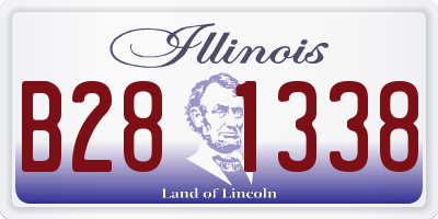 IL license plate B281338