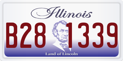 IL license plate B281339