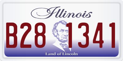 IL license plate B281341