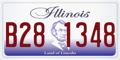 IL license plate B281348