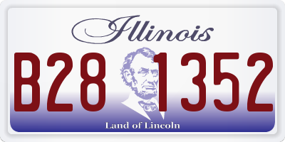 IL license plate B281352
