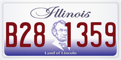 IL license plate B281359