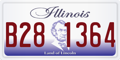 IL license plate B281364