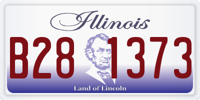 IL license plate B281373