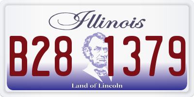 IL license plate B281379