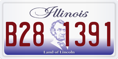 IL license plate B281391
