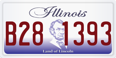 IL license plate B281393