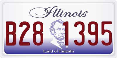 IL license plate B281395