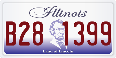IL license plate B281399