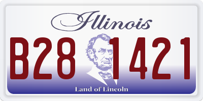 IL license plate B281421