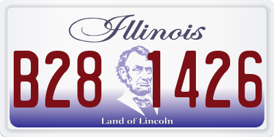 IL license plate B281426