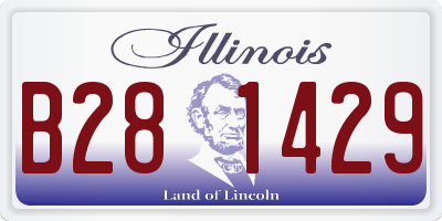 IL license plate B281429